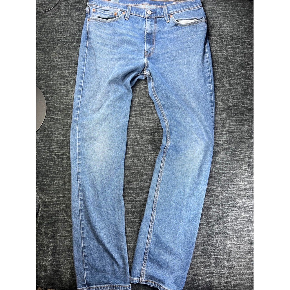 Levi's 511 Slim Fit Jeans Mens 36x34 Blue Medium Wash Denim Stretch 5-Pocket